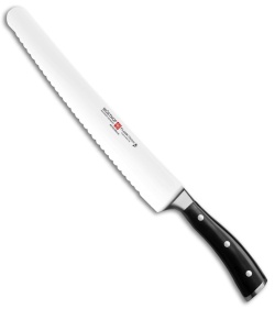 Wusthof Classic Ikon 10" Super Slicer Kitchen Knife Black Polymer