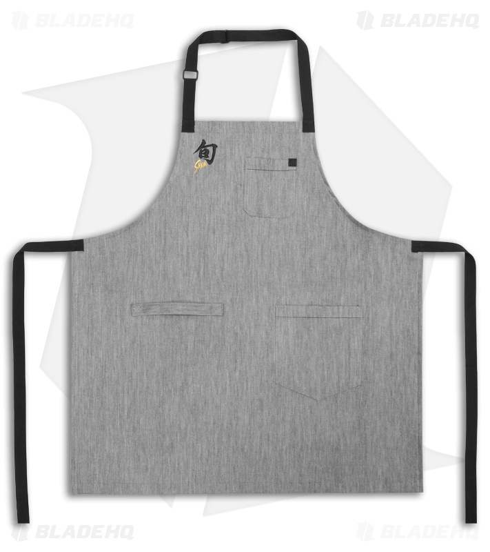 Shun Apron Pho Dak Gray/Stretch Denim - SHUNAPRON10