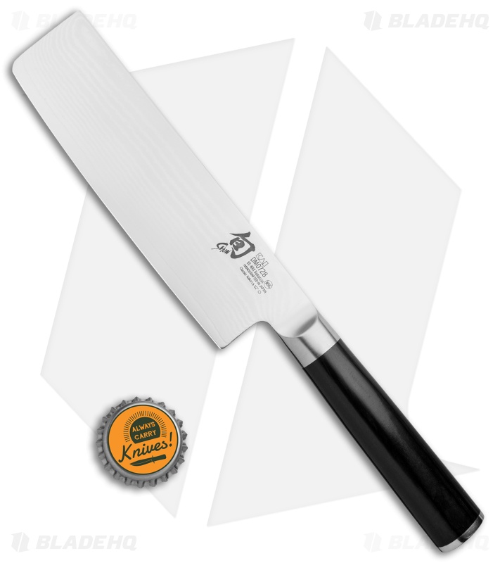 Shun Classic 6.5" Nakiri Kitchen Knife Black Pakkawood