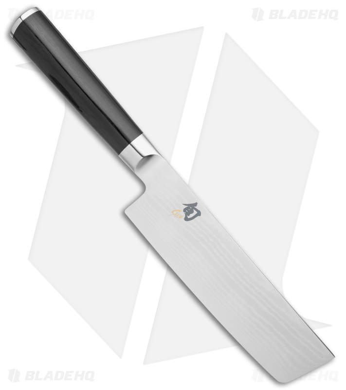 Shun Classic 6.5" Nakiri Kitchen Knife Black Pakkawood