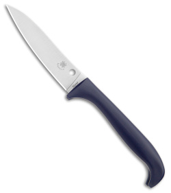 Spyderco Counter Critter Fixed Blade Kitchen Knife Purple (3.4&quot; Satin) K21PPR | 191027