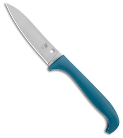 Spyderco Counter Critter Kitchen Knife Blue (3.4&quot; Satin) K21PBL  | 191026