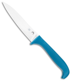 Spyderco Counter Puppy Kitchen Knife Blue (3.4&quot; Satin) K20PBL  | 112726