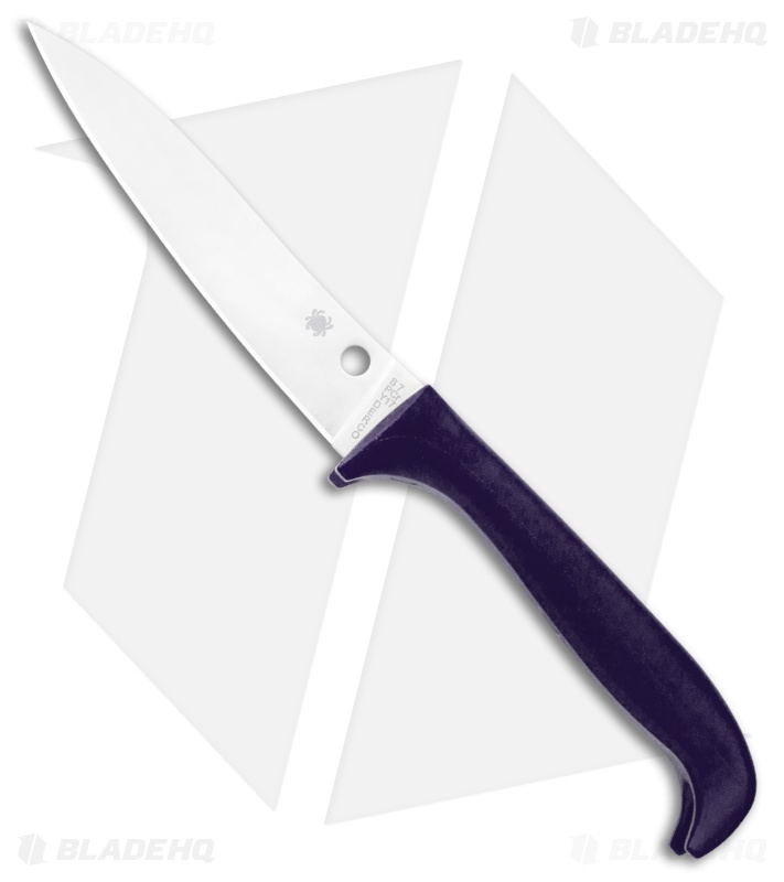 Spyderco Counter Puppy Kitchen Knife Purple (3.4" Satin) K20PPR