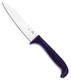 Spyderco Counter Puppy Kitchen Knife Purple (3.4" Satin) K20PPR