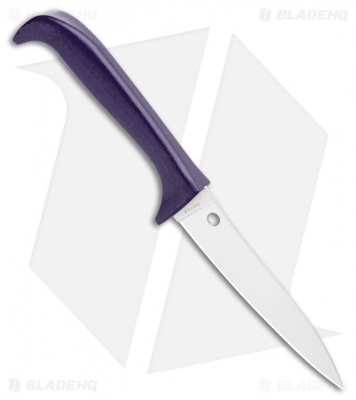 Spyderco Counter Puppy Kitchen Knife Purple (3.4" Satin) K20PPR