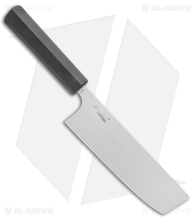 Spyderco Murray Carter Minarai 7" Nakiri Kitchen Knife Black K17PBK
