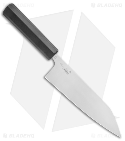 Spyderco Murray Carter Minarai 8" Bunka Bocho Kitchen Knife Black K18PBK