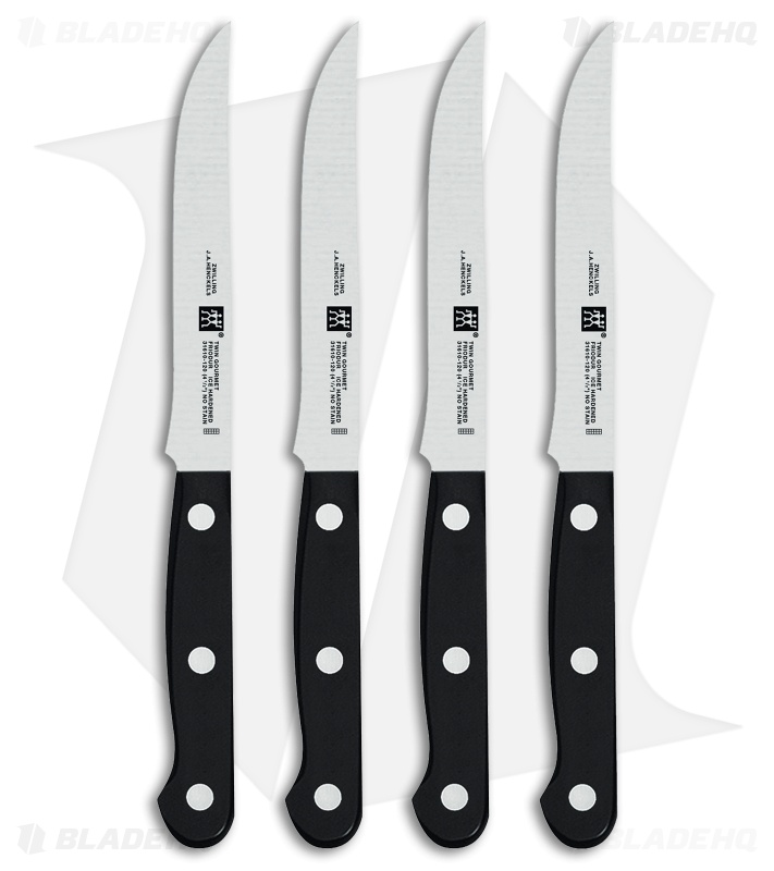 Zwilling J.A. Henckels 4 Piece Serrated Steak Knife Set | Blade HQ