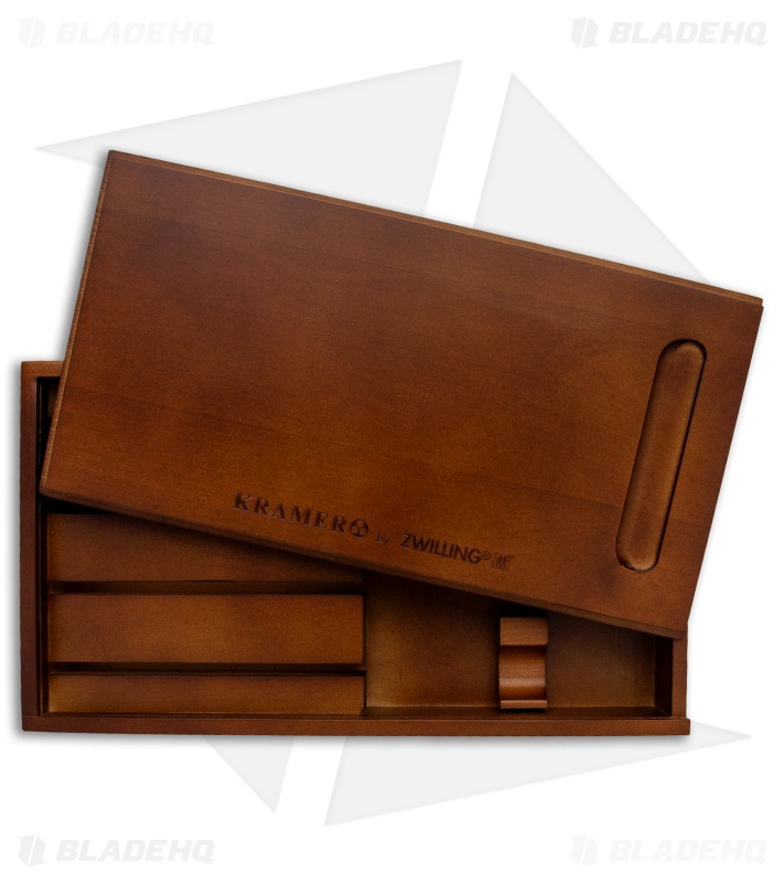 Kramer by Zwilling Stainless Damascus Steak Knife Set Blade HQ