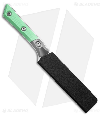 Microtech 4pc Steak Knife Fixed Blade Set Caribbean Blue G10 (4.50" SW Serrated)
