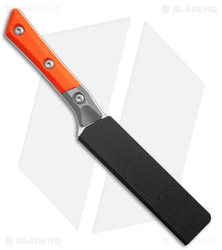 Microtech 4pc Steak Knife Fixed Blade Set Ember G10 (4.50" SW Serrated)