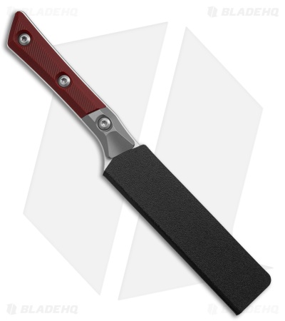 Microtech 4pc Steak Knife Fixed Blade Set Merlot G10 (4.50" SW Serrated)