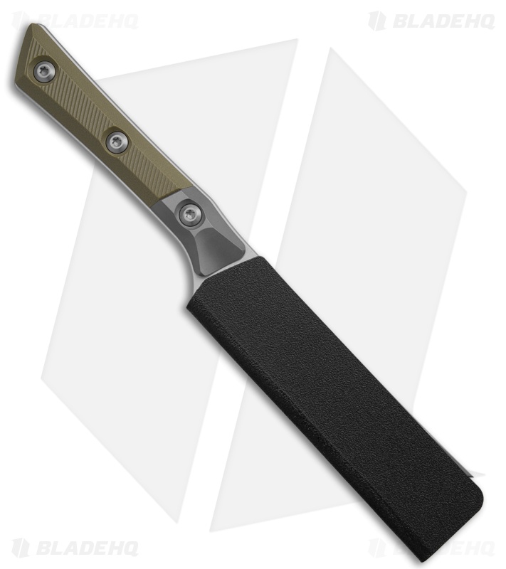 Microtech 4pc Steak Knife Fixed Blade Set OD Green G10 (4.50" SW Serrated)