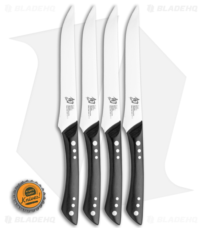 Shun Shima 5" 4-Piece Steak Knife Set - DMS0430