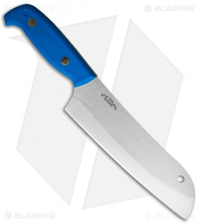 Svord Kiwi Santoku Chef Fixed Blade Knife Blue (7.25" Satin) 