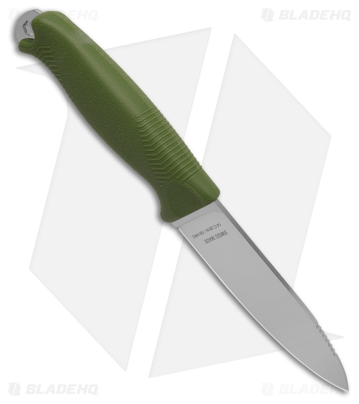 Victorinox Venture Fixed Blade Knife Olive (4.25" Satin)