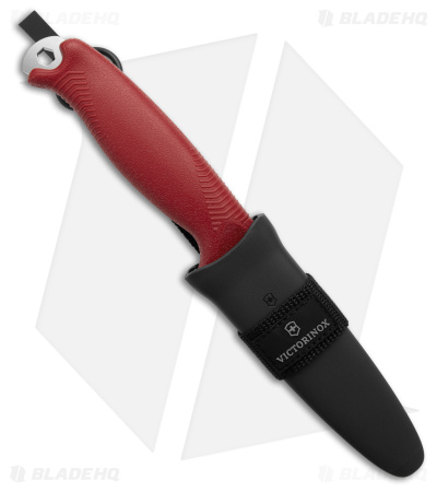 Victorinox Venture Fixed Blade Knife Red Polymer (4.25" Satin)