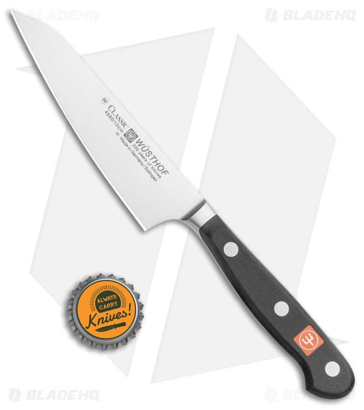 Wusthof Classic 4.5" Asian Utility Kitchen Knife Black Polymer