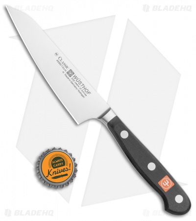 Wusthof Classic 4.5" Asian Utility Kitchen Knife Black Polymer