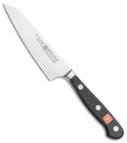 Wusthof Classic 4.5" Asian Utility Kitchen Knife Black Polymer