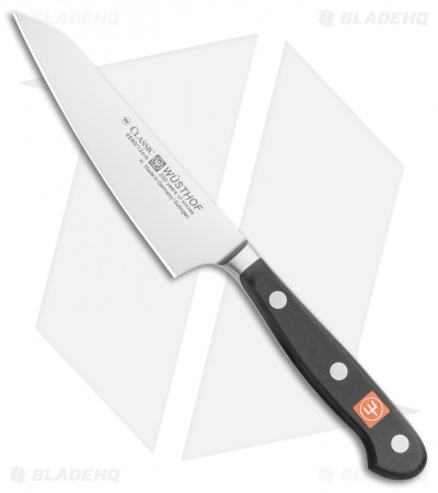 Wusthof Classic 4.5" Asian Utility Kitchen Knife Black Polymer