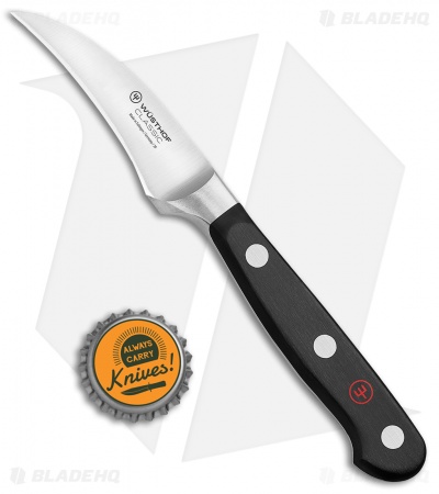 Wusthof Classic 2.75" Peeling Kitchen Knife Black Polymer