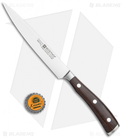 Wusthof Ikon 6" Utility Kitchen Knife Grenadill Wood