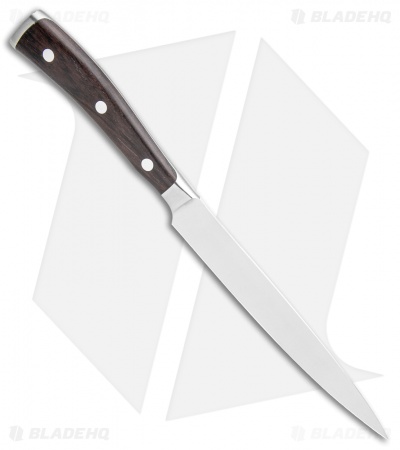 Wusthof Ikon 6" Utility Kitchen Knife Grenadill Wood