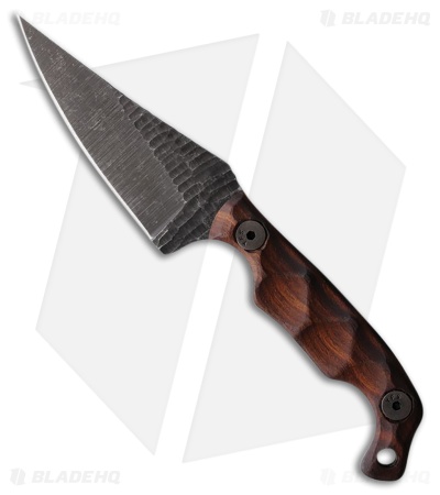 Stroup Knives Mini Mod 1 Fixed Blade Knife Rosewood (3" Acid Washed)