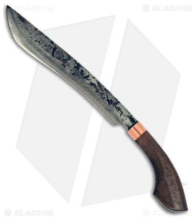 My Parang Golok 120 Fixed Blade Machete Eco Wood (11" Hammered) MYPGLK120