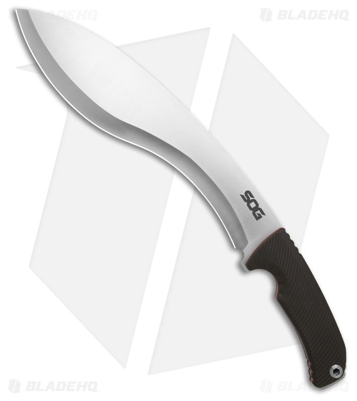 SOG Tellus Fixed Blade Machete Black GFN (10.5" Satin)*DISCOUNT*