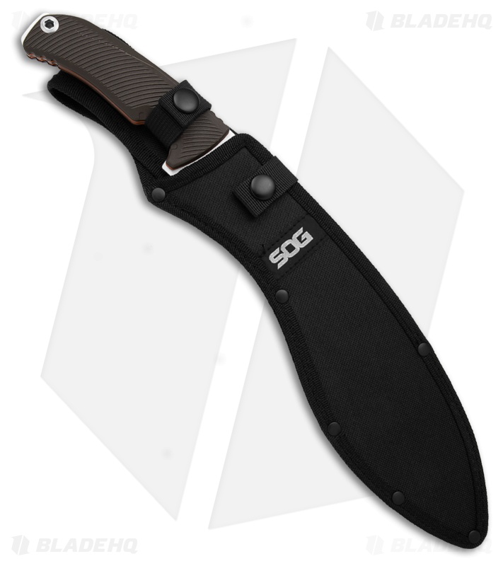 SOG Tellus Fixed Blade Machete Black GFN (10.5" Satin)*DISCOUNT*