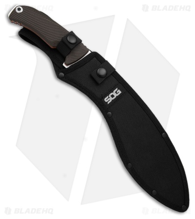 SOG Tellus Fixed Blade Machete Black GFN (10.5" Satin)*DISCOUNT*