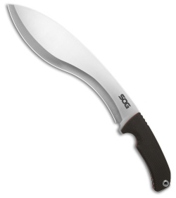 SOG Tellus Fixed Blade Machete Black GFN (10.5" Satin)*DISCOUNT*