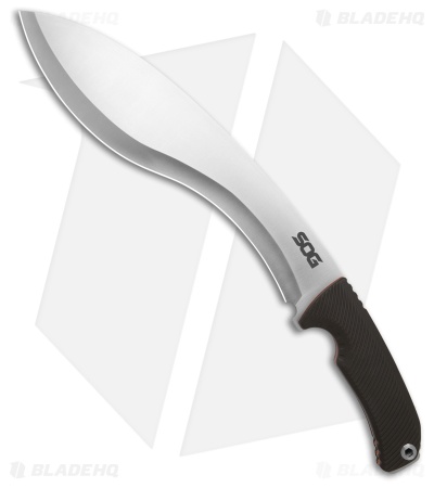 SOG Tellus Fixed Blade Machete Black GFN (10.5" Satin)*DISCOUNT*