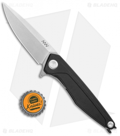 Acta Non Verba Knives | Z300 Liner Lock Knife | Black G-10 - Blade HQ