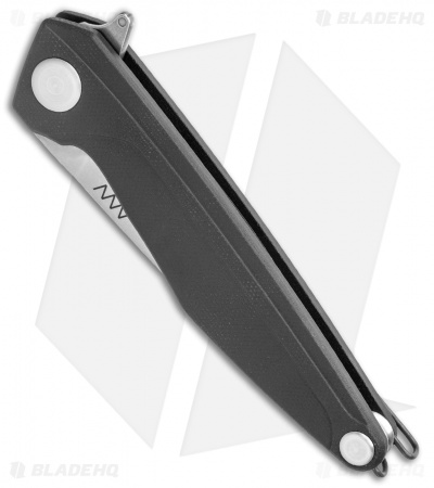 Acta Non Verba Knives Z300 Liner Lock Knife Black G-10 (3.5" Stonewash)