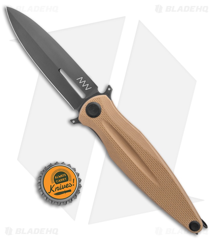 Acta Non Verba Knives Z400 | Dagger | Coyote G-10 + DLC - Blade HQ