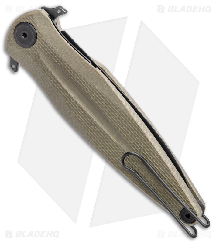 Acta Non Verba Knives Z400 | Dagger | Olive G-10 + DLC - Blade HQ