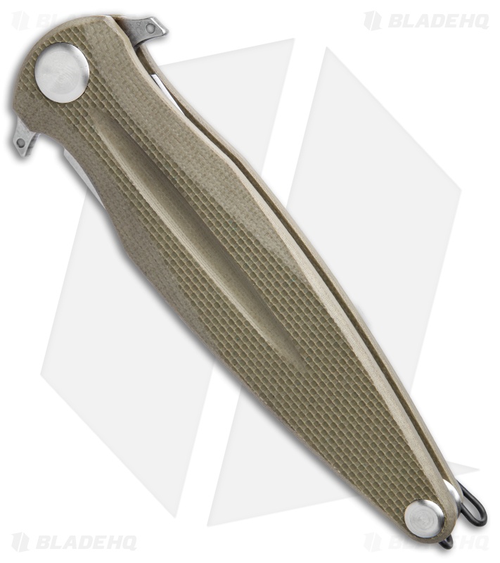 Acta Non Verba Knives Z400 | Dagger Knife | Olive G-10 - Blade HQ