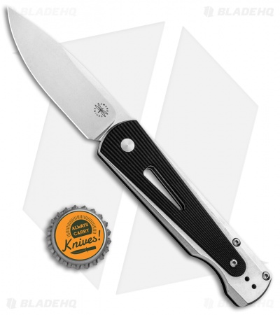 Amare Knives Paragon Slip Joint Knife Black G-10 (3.25" Stonewash) 201810