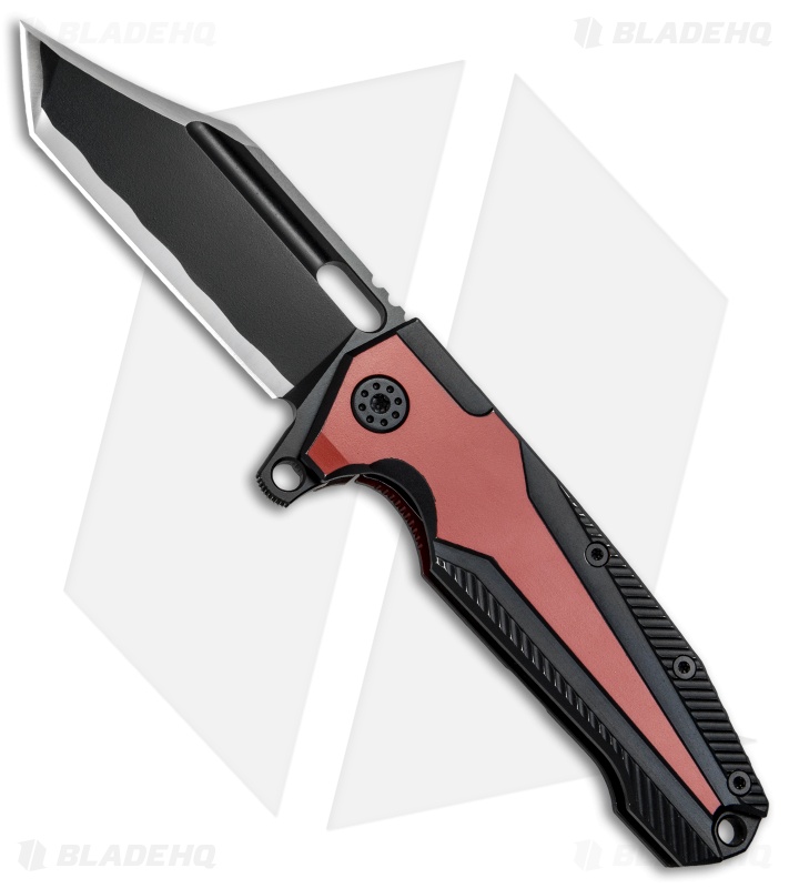 Andre de Villiers Custom Beast "Freak" Flipper Knife Deadpool (3.75" Black)