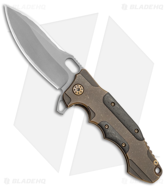 Andre de Villiers Hummer Flipper Gold Titanium/Carbon Fiber (4.25" BB Hamon)