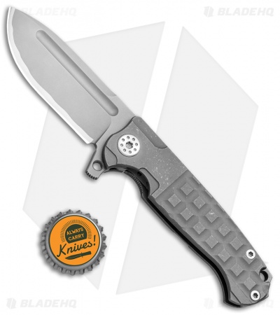 Andre de Villiers Mini Pathfinder Knife Knurled Ti (3.2" Bead Blast) AdV