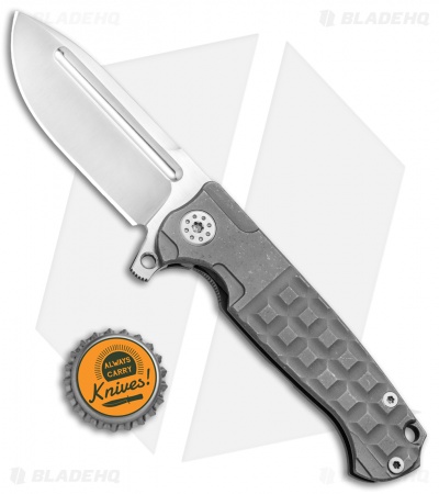 Andre de Villiers Mini Pathfinder Knife Knurled Ti (3.2" Satin) AdV