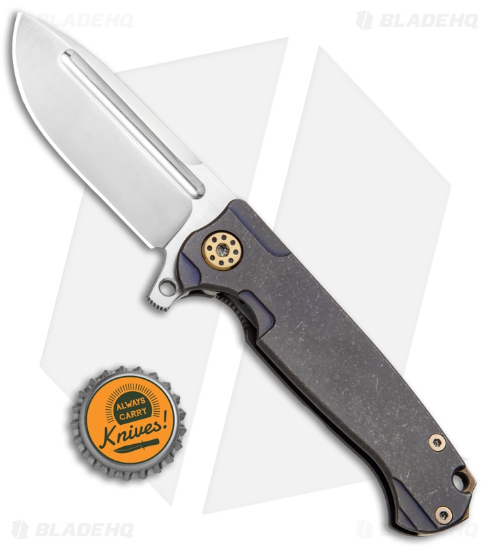 Andre de Villiers Mini Pathfinder Knife Purple Ti (3.2" Satin) AdV