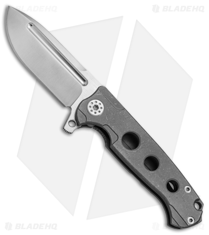 Andre de Villiers Pathfinder Mini Knife 3D Stonewash Ti (3.2" Satin) AdV