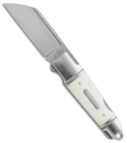 Andre de Villiers Pocket Butcher Lockback Knife Bone w/ Insert (3.1" Satin) AdV