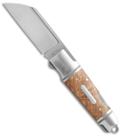 Andre de Villiers Pocket Butcher Lockback Knife Burl (3.1" Satin) AdV